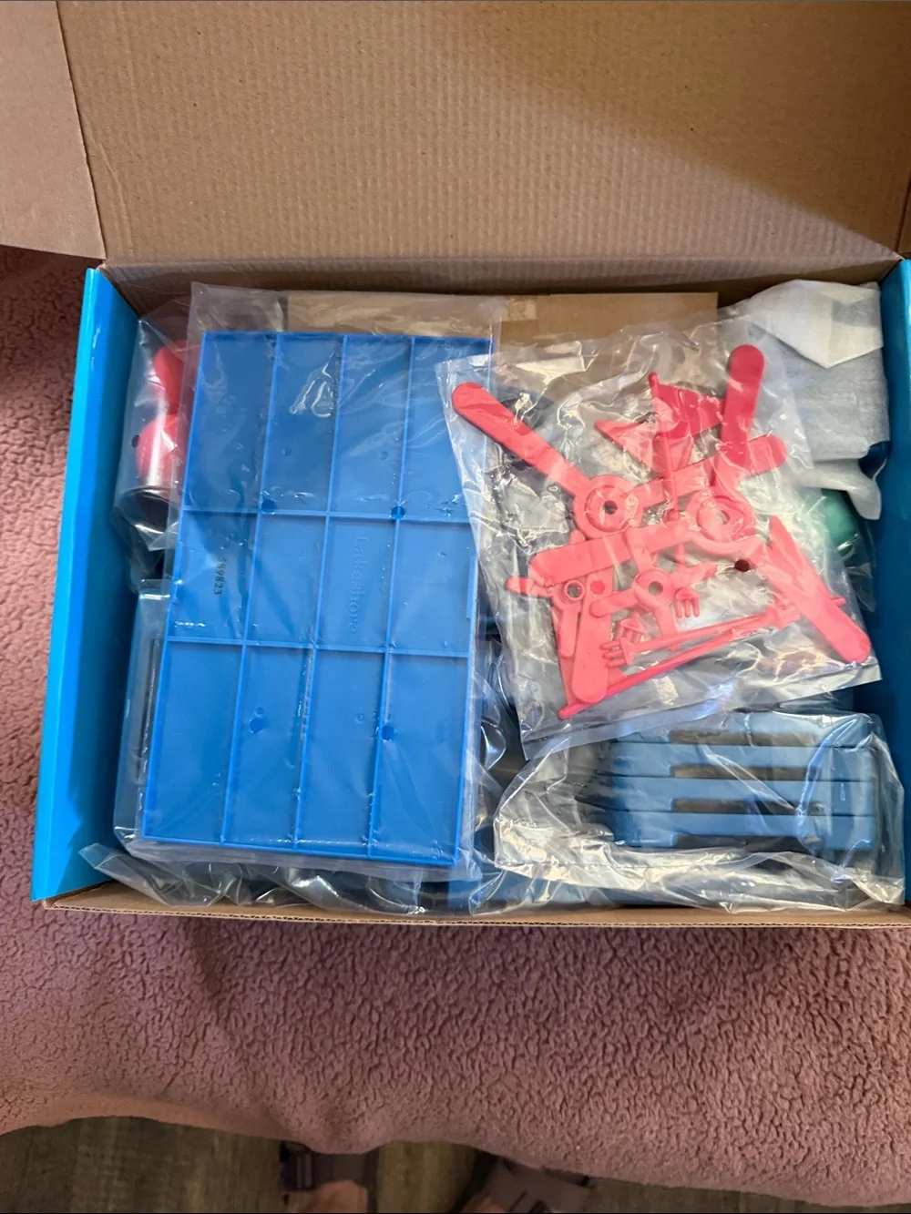 Create-A-Chain Reaction Starter Set - Blue & Yellow Kids STEM Building Kit